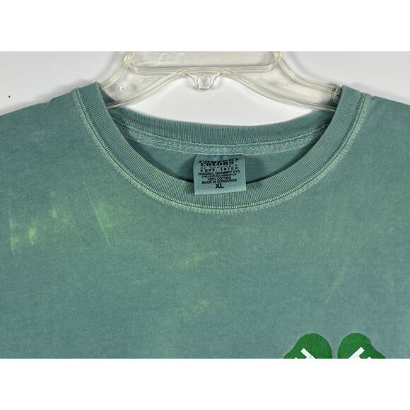 Vintage Texas 4-H Outdoors T-Shirt - Size XL - Green Clover Fishing Design - Picture 6 of 16